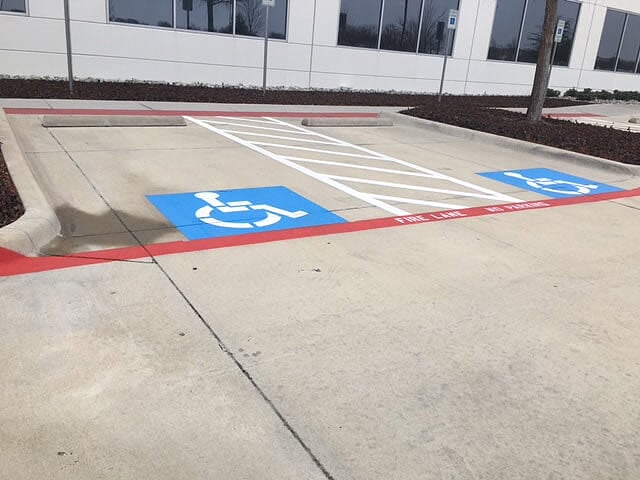 ADA Compliance handicap parking in Tampa, Florida
