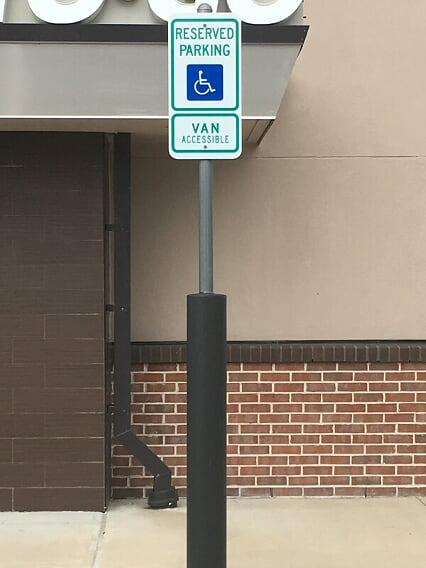 Metal signs installed in your parking lot in Tampa, Florida