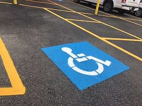 Parking lot striping and ADA Compliance in Tampa, Florida